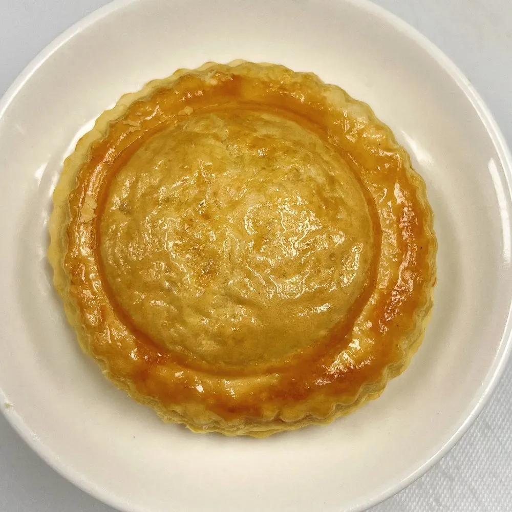 Flaky pastry with savory chicken filling at D&D Dim Sum Bakery, a Chinese Restaurant in Elk Grove