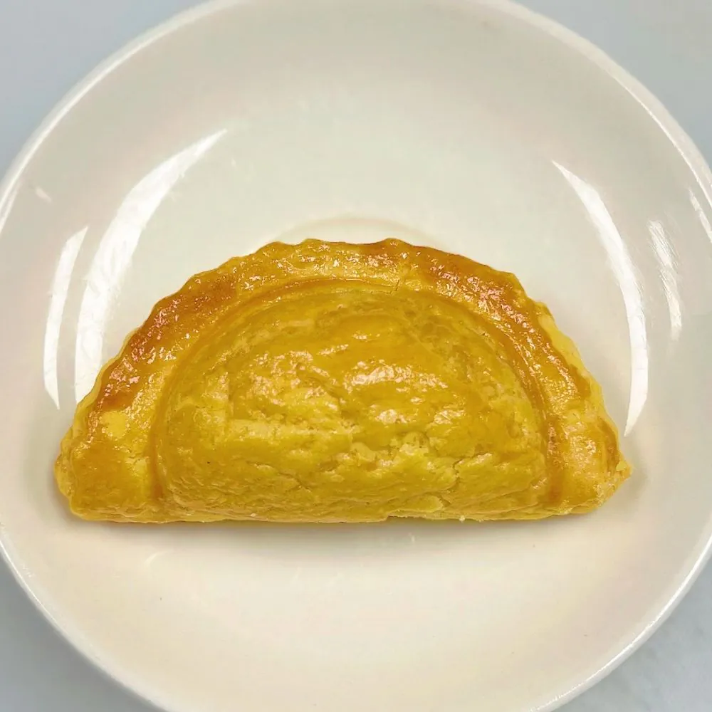 Flaky pastry with savory curry beef filling at D&D Dim Sum Bakery, a Chinese Restaurant in Elk Grove