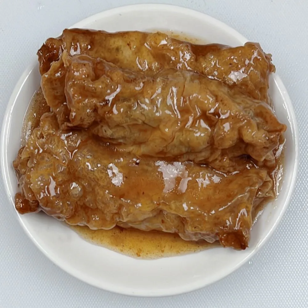 Tofu skin rolls stuffed with pork and mushrooms at D&D Dim Sum Bakery, a Chinese Restaurant in Elk Grove